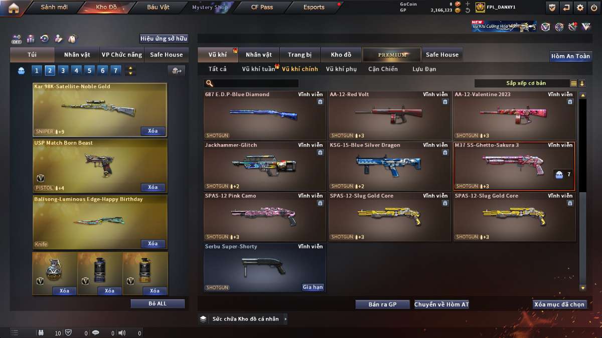 shop acc cf uy tin gia re